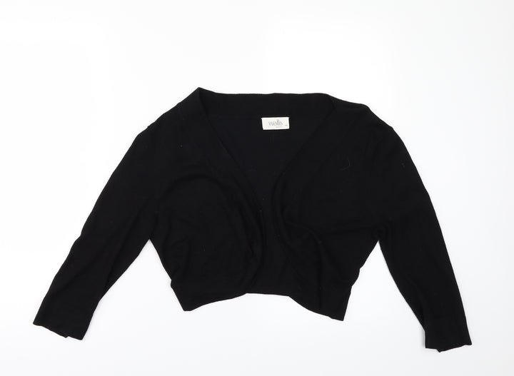 Wallis Womens Black   Cardigan Jumper Size M