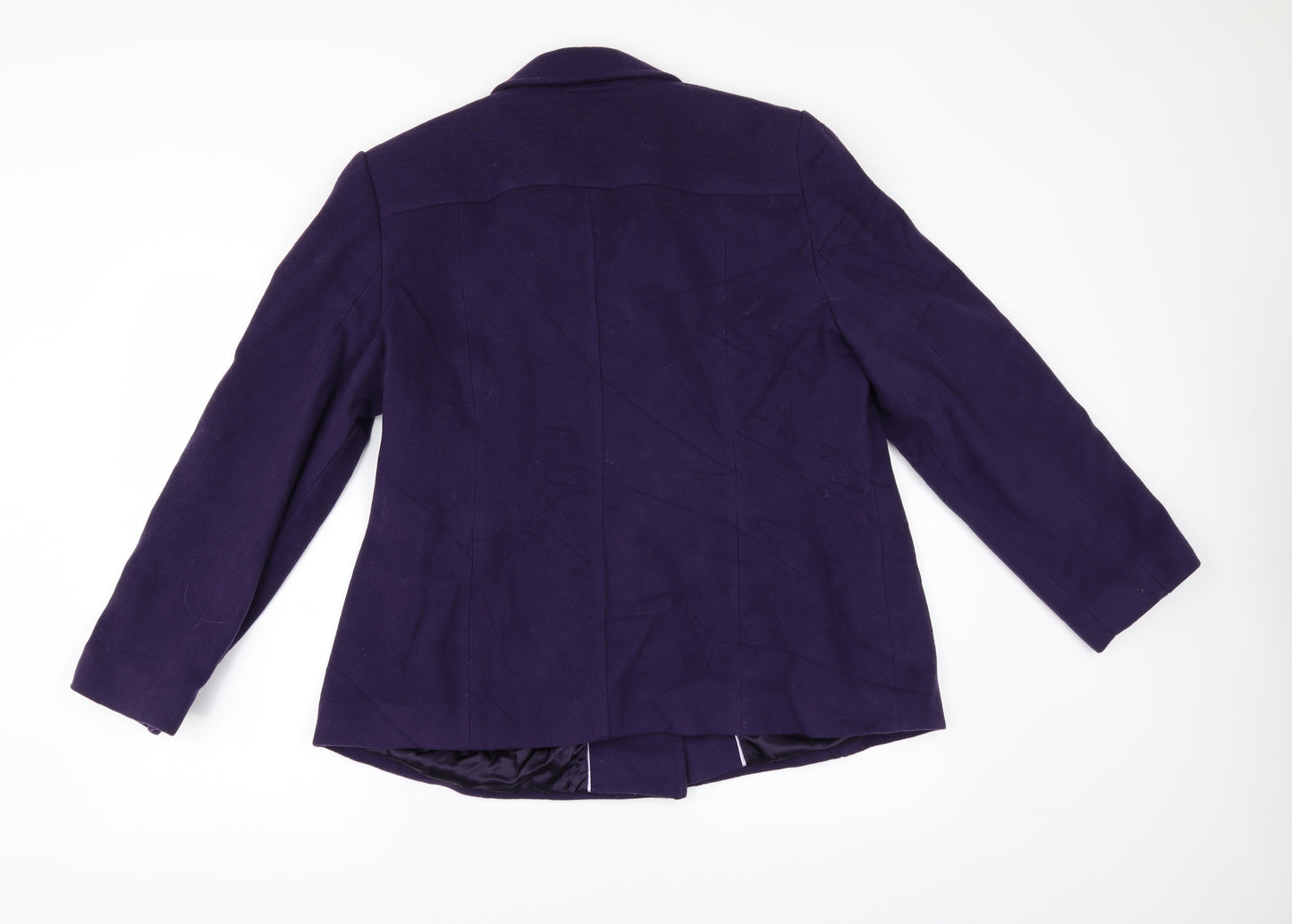 Eastex Womens Purple   Pea Coat Coat Size 22