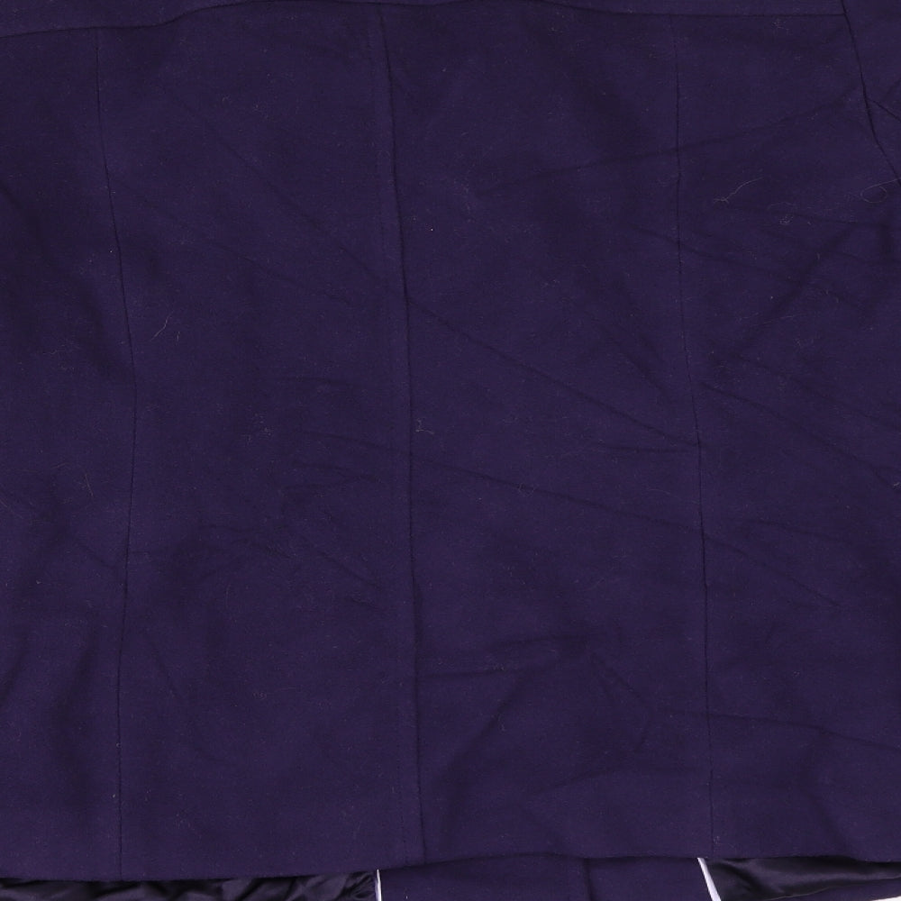 Eastex Womens Purple   Pea Coat Coat Size 22