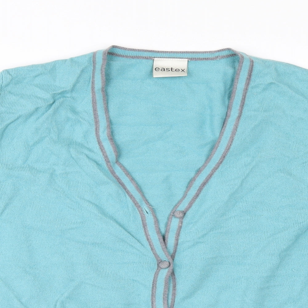 Eastex Womens Blue   Cardigan Jumper Size 16