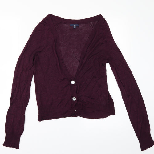 Gap Womens Red   Cardigan Jumper Size M