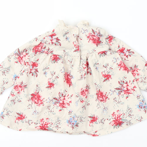 NEXT Girls Beige Floral  A-Line  Size 3-6 Months