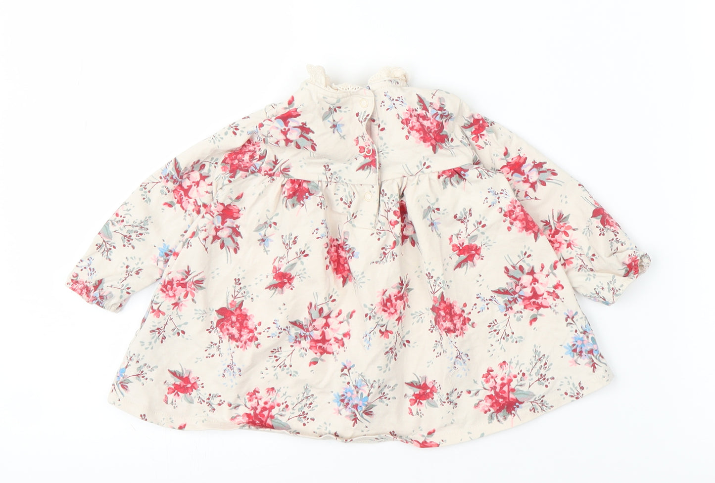 NEXT Girls Beige Floral  A-Line  Size 3-6 Months