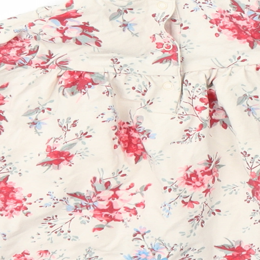 NEXT Girls Beige Floral  A-Line  Size 3-6 Months