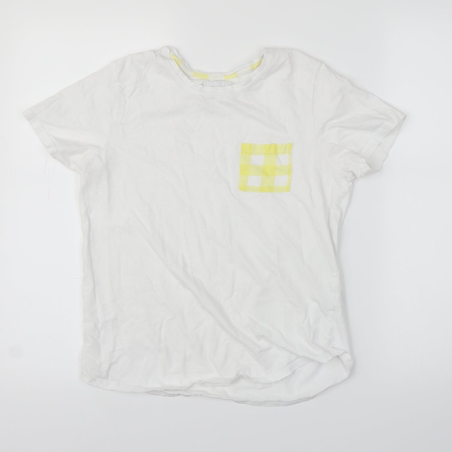 Matalan Womens White   Basic T-Shirt Size S