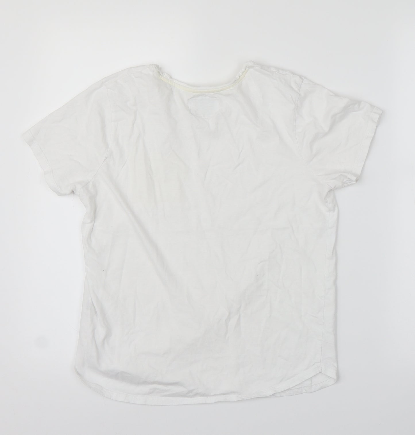 Matalan Womens White   Basic T-Shirt Size S