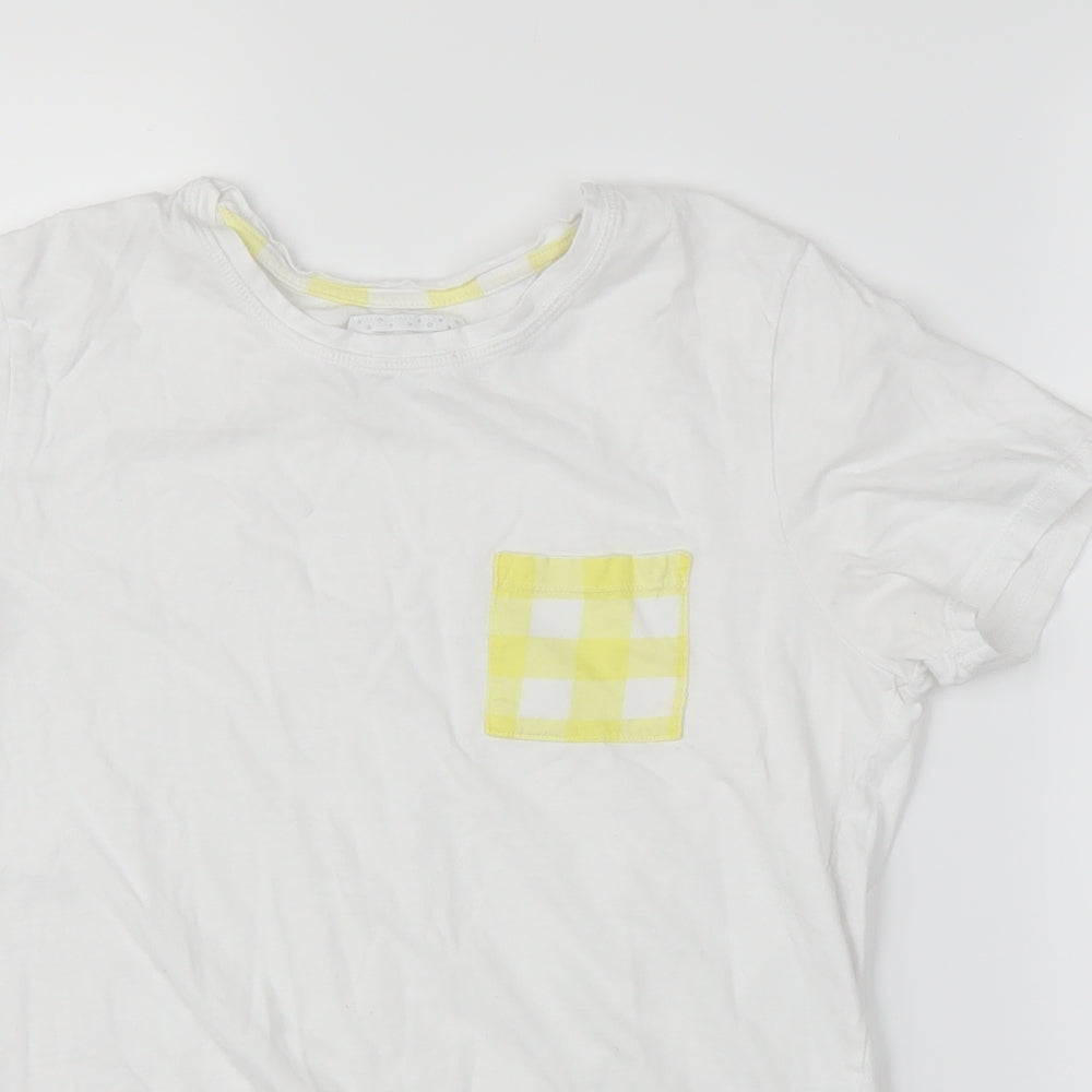 Matalan Womens White   Basic T-Shirt Size S