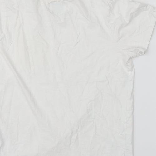 Matalan Womens White   Basic T-Shirt Size S
