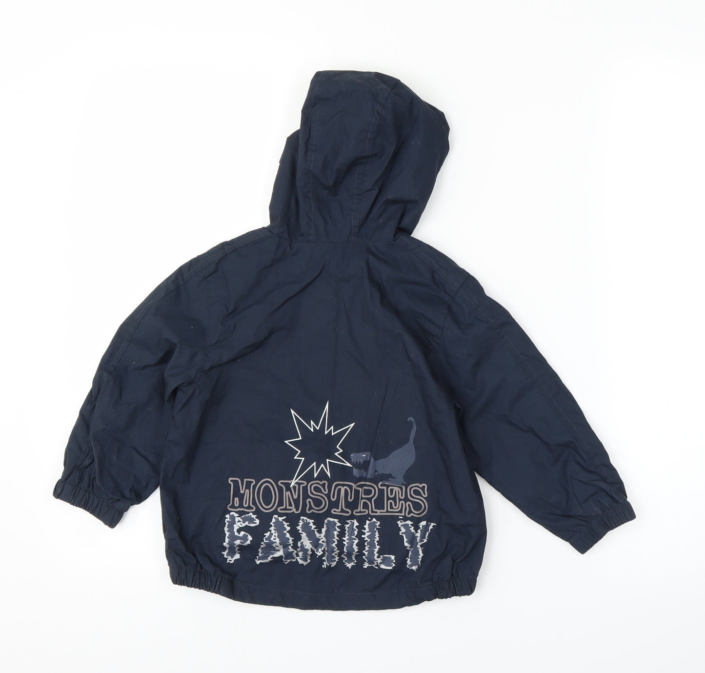 Vertbaudet Girls Blue   Parka Coat Size 3 Years