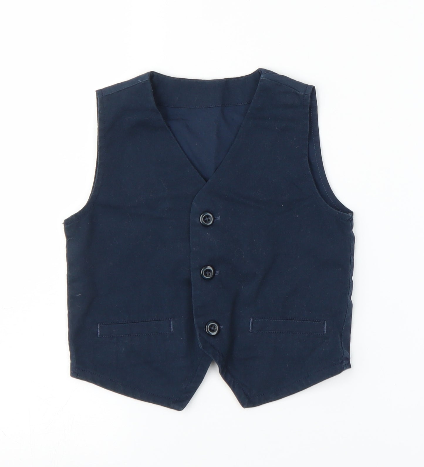 TU Boys Blue    Suit Waistcoat Size 18-24 Months  - Waistcoat