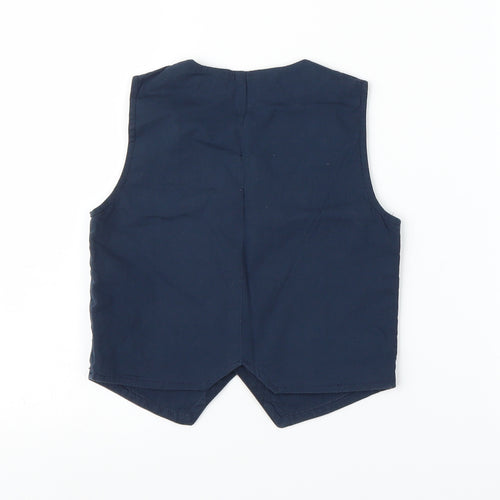 TU Boys Blue    Suit Waistcoat Size 18-24 Months  - Waistcoat