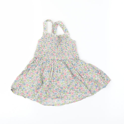 Primark Girls Pink Floral  A-Line  Size 6-9 Months