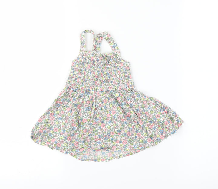 Primark Girls Pink Floral  A-Line  Size 6-9 Months