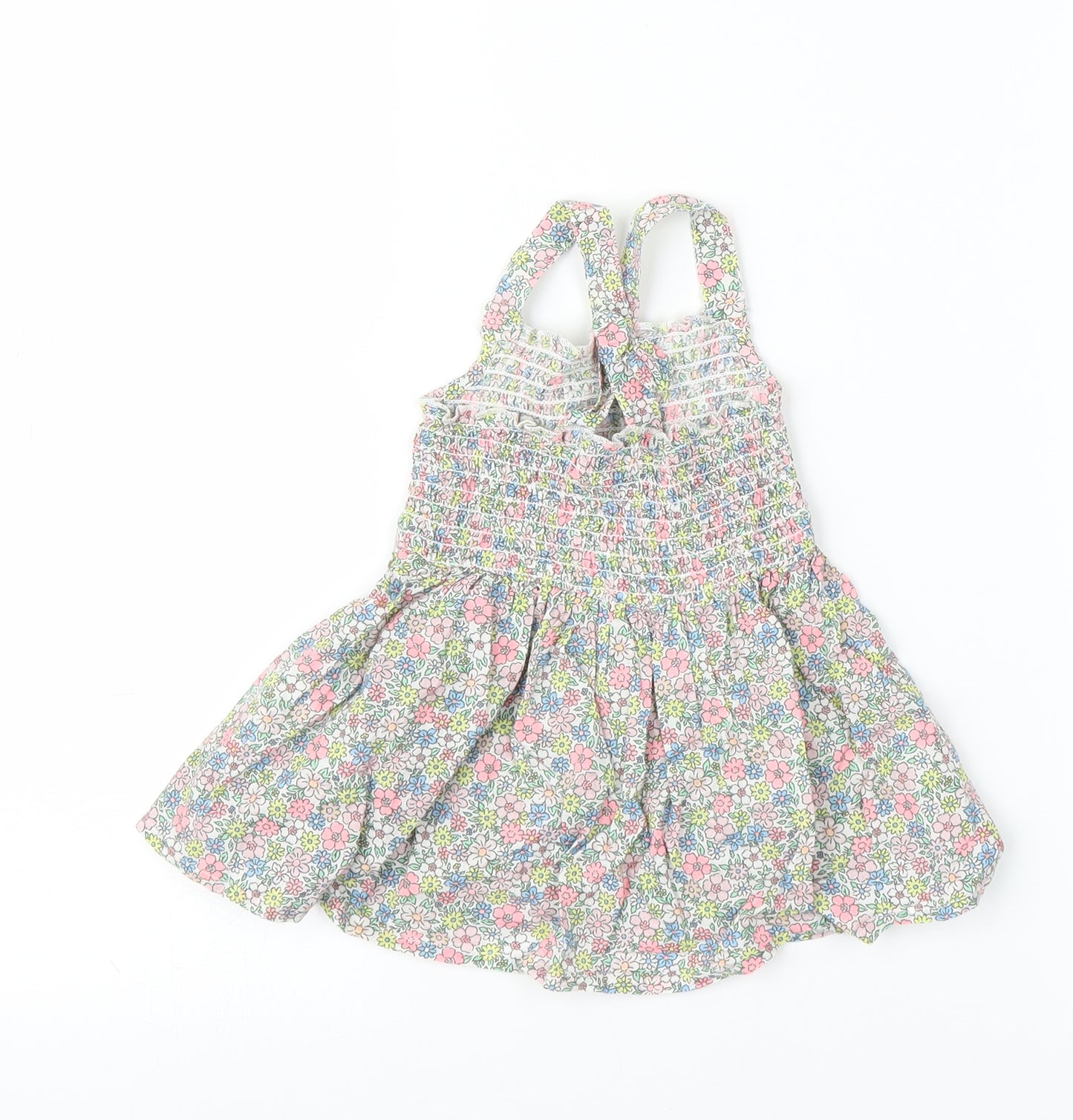 Primark Girls Pink Floral  A-Line  Size 6-9 Months