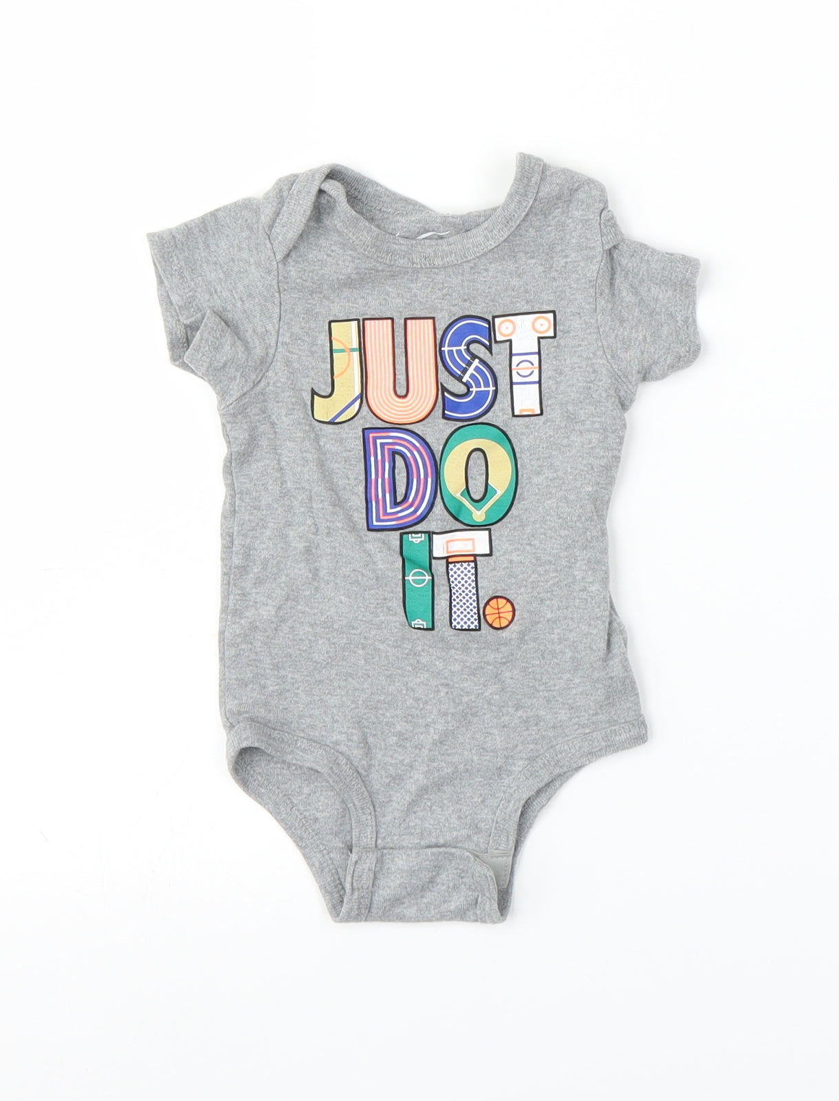 Nike Baby Grey   Babygrow One-Piece Size 6-9 Months