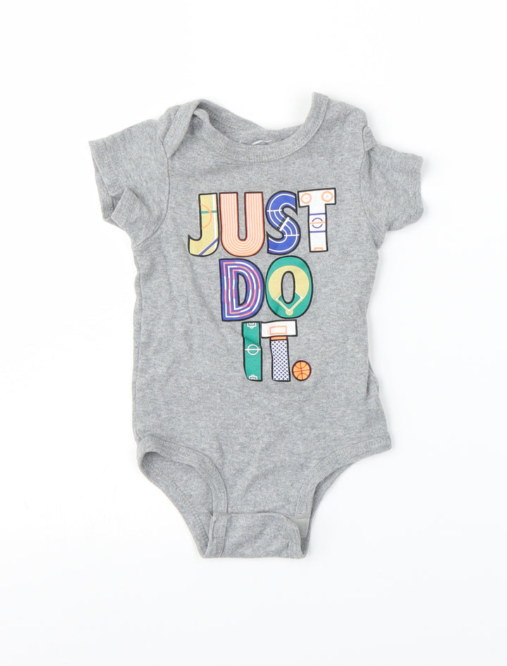 Nike Baby Grey   Babygrow One-Piece Size 6-9 Months