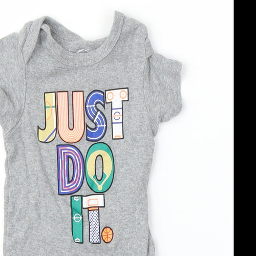 Nike Baby Grey   Babygrow One-Piece Size 6-9 Months