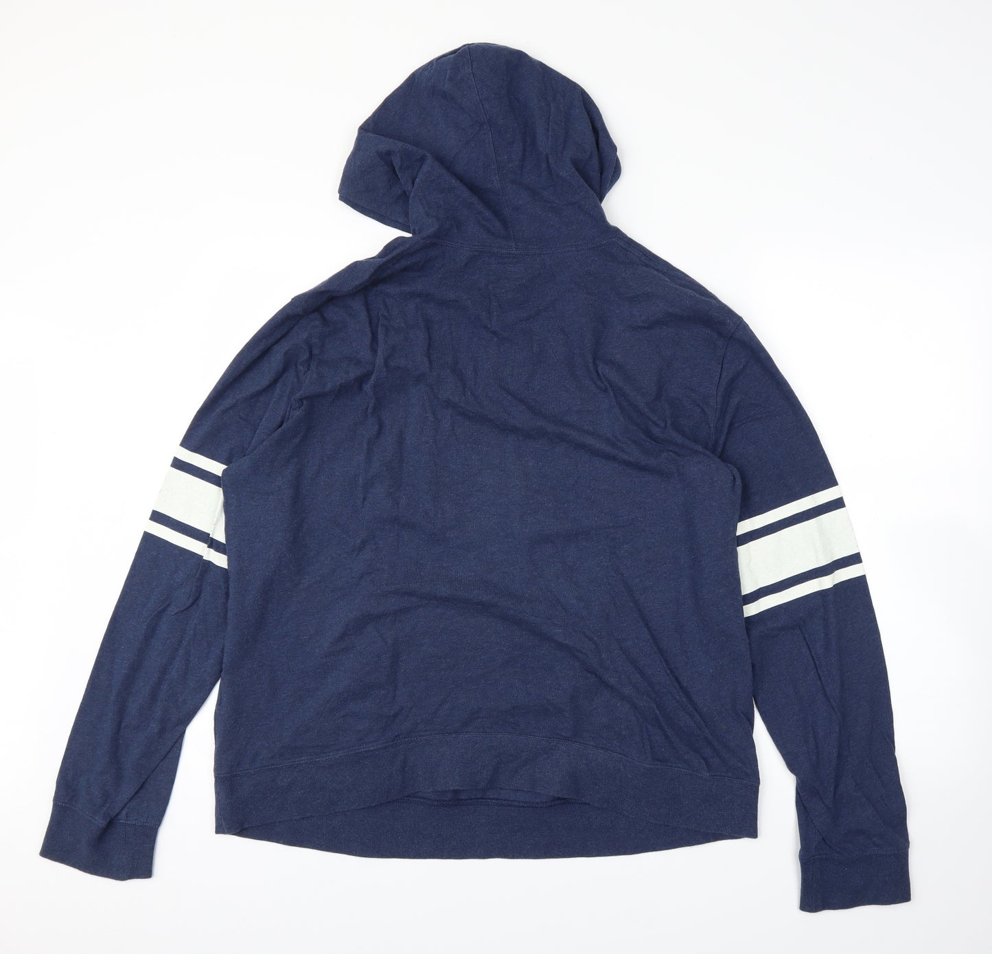 Roots Mens Blue   Pullover Hoodie Size XL