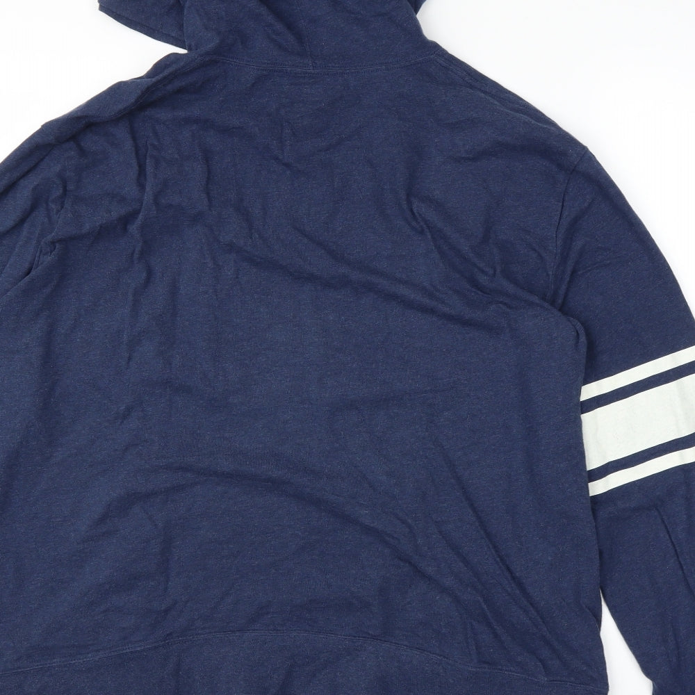 Roots Mens Blue   Pullover Hoodie Size XL