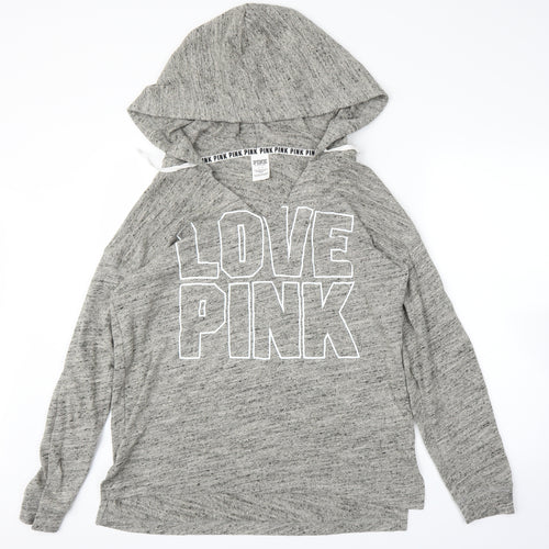 Victoria's Secret Womens Grey   Pullover Hoodie Size L