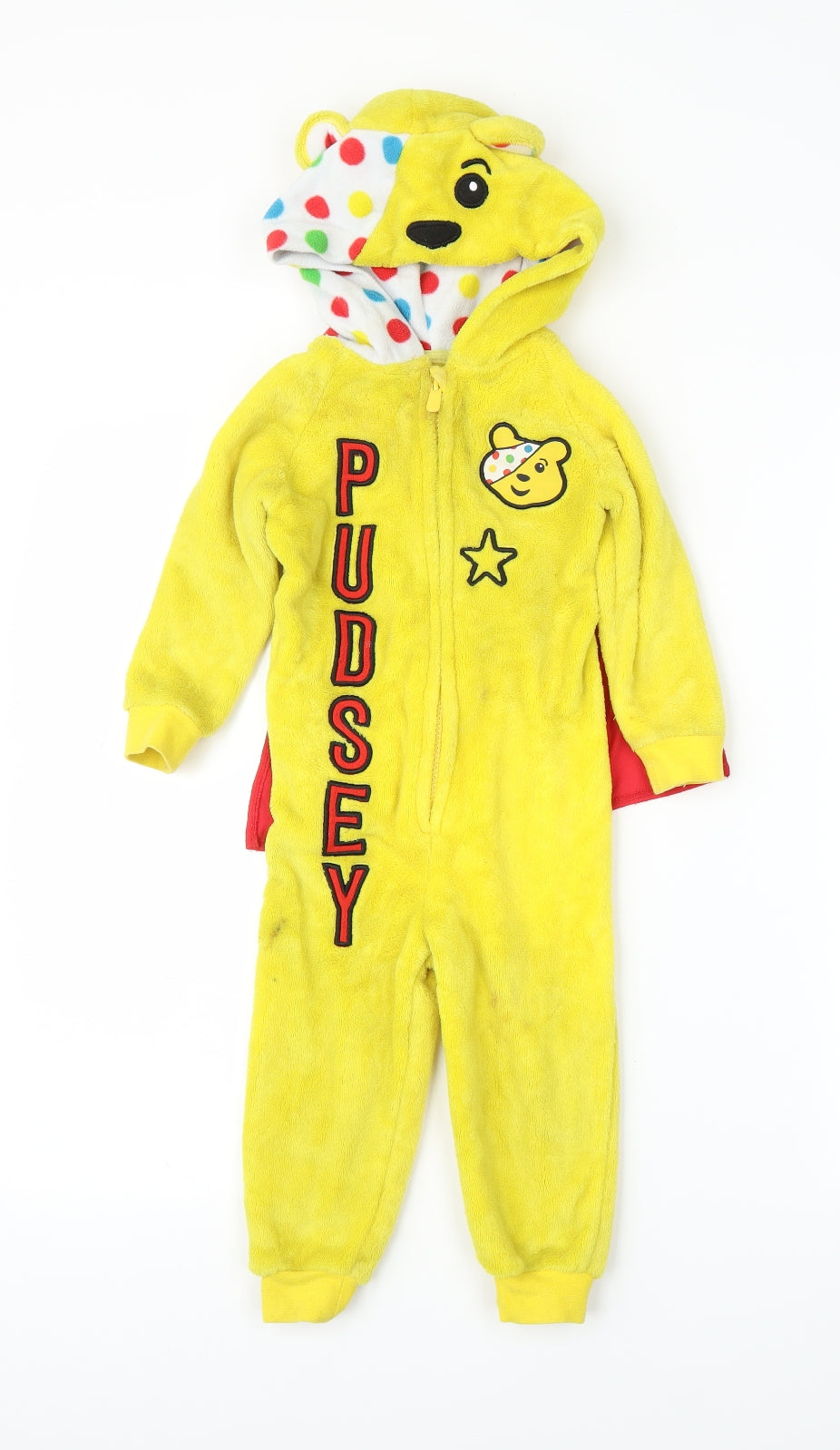 George Baby Yellow Solid  Chemise One Piece Size 12-18 Months  - Pudsey Bear