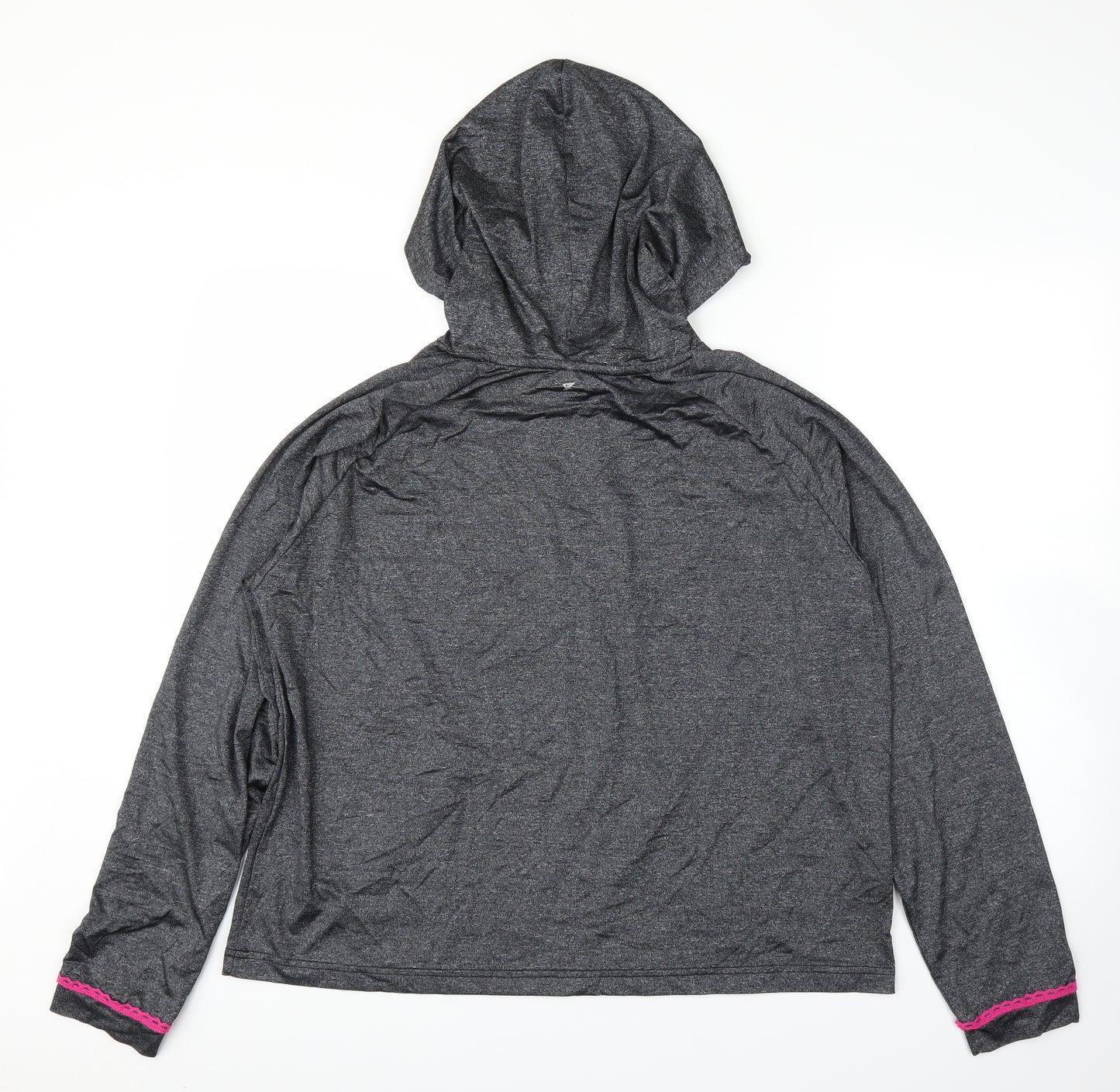 Primark Womens Grey   Pullover Hoodie Size 14