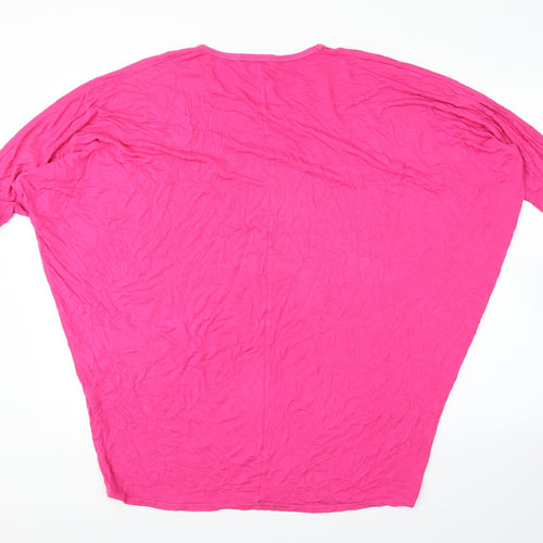 LV Clothing Womens Pink   Basic Blouse Size L
