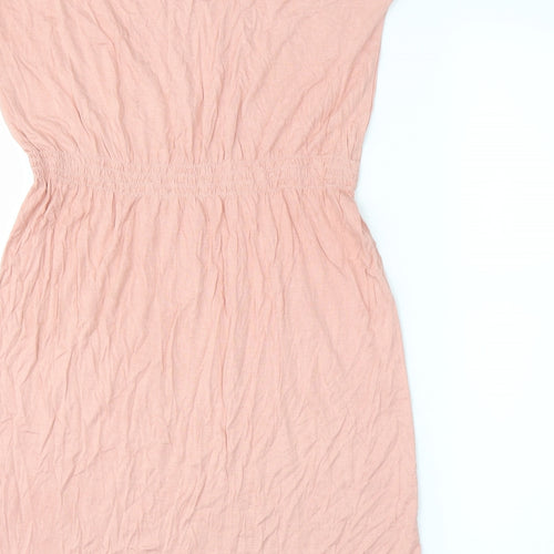 H&M Womens Pink   Skater Dress  Size M