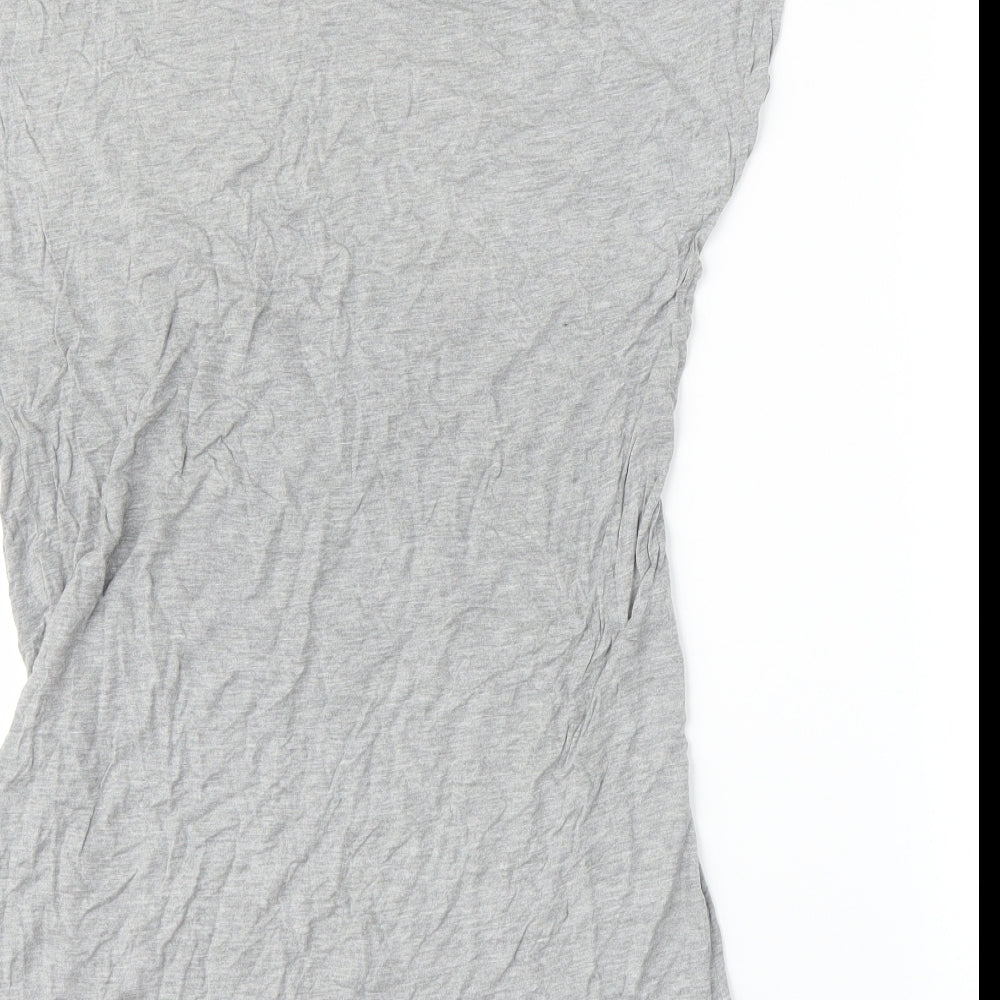 H&M Womens Grey   Tunic Blouse Size M