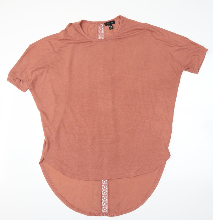 New Look Womens Pink   Tunic Blouse Size M