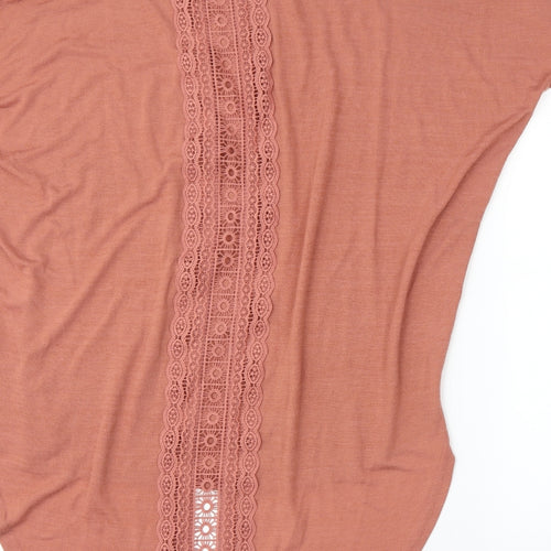 New Look Womens Pink   Tunic Blouse Size M