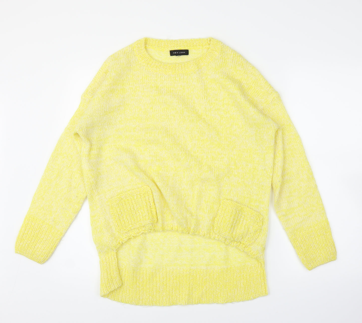 New Look Womens Yellow   Pullover Jumper Size M