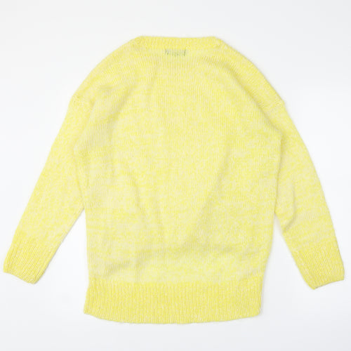 New Look Womens Yellow   Pullover Jumper Size M