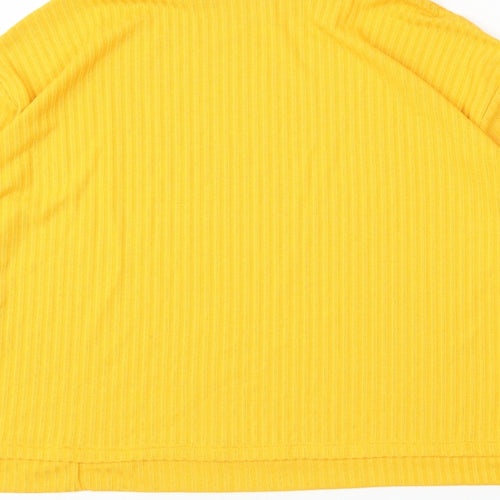 Preworn Womens Yellow   Basic Blouse Size L