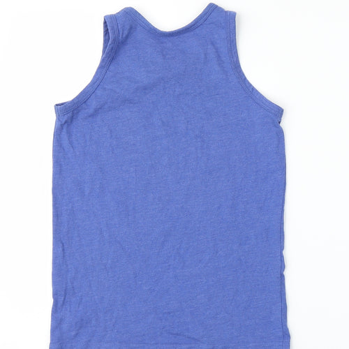 Primark Girls Blue   Basic Tank Size 9-10 Years