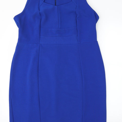 Preworn Womens Blue   Sheath  Size XL