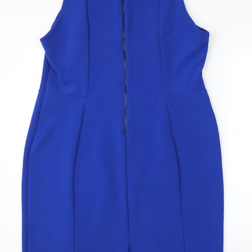 Preworn Womens Blue   Sheath  Size XL