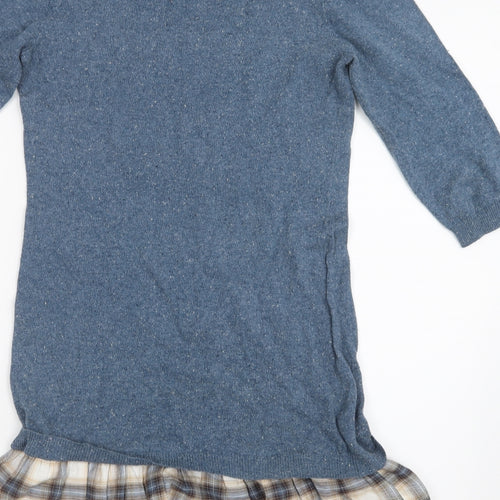 NEXT Womens Blue  Knit Pullover Jumper Size 10