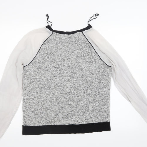 Autograph Womens Grey  Knit Pullover Jumper Size 12