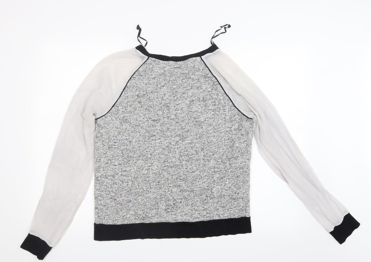 Autograph Womens Grey  Knit Pullover Jumper Size 12