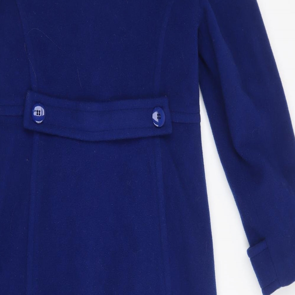 Preworn Womens Blue   Pea Coat Coat Size 12