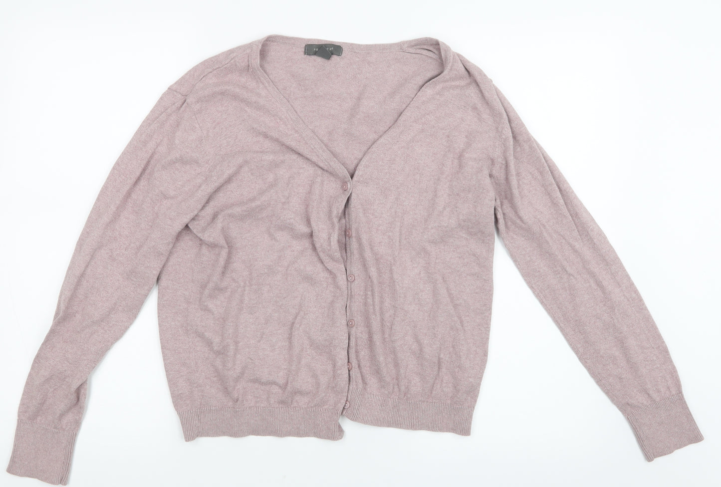 Primark Womens Pink  Knit Cardigan Jumper Size 16