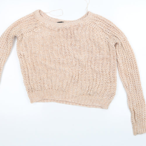 Dorothy Perkins Womens Pink  Knit Pullover Jumper Size 12