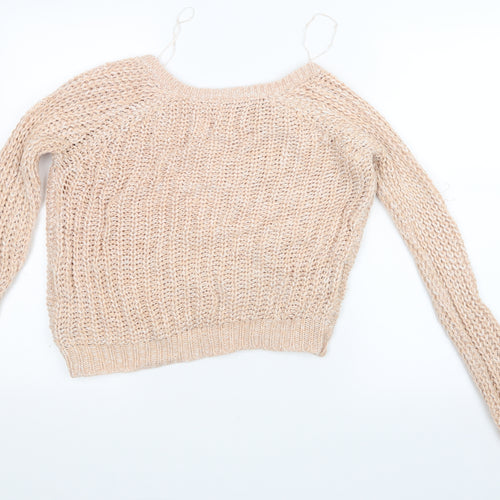 Dorothy Perkins Womens Pink  Knit Pullover Jumper Size 12