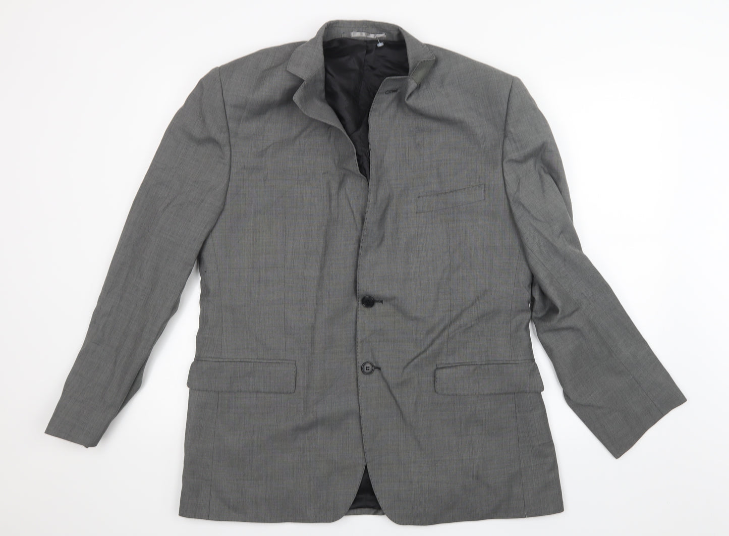 Racing Green Mens Grey   Jacket Suit Jacket Size 38