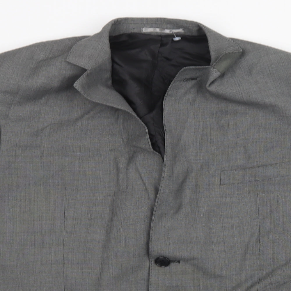 Racing Green Mens Grey   Jacket Suit Jacket Size 38