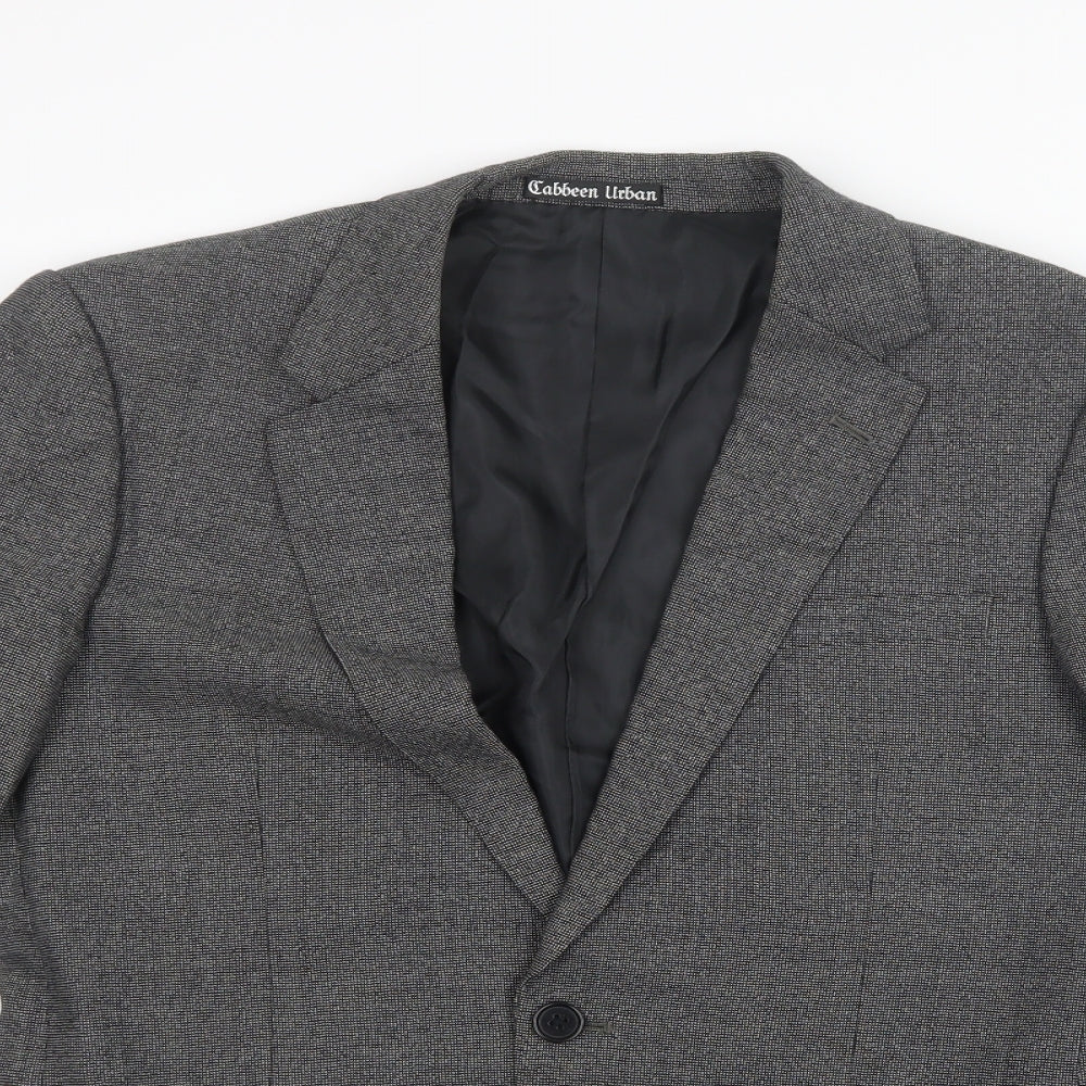 Cabbeen Urban Mens Grey   Jacket Suit Jacket Size 36