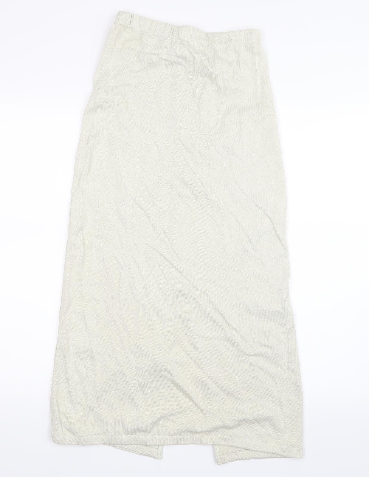 Salt Womens Ivory  Knit Maxi Skirt Size S