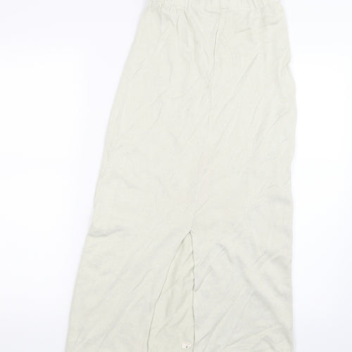 Salt Womens Ivory  Knit Maxi Skirt Size S