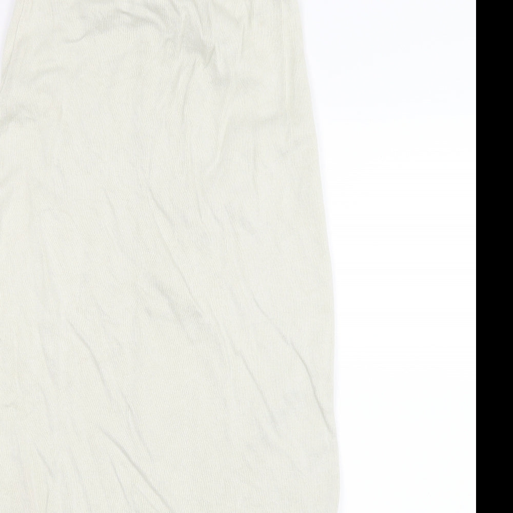 Salt Womens Ivory  Knit Maxi Skirt Size S